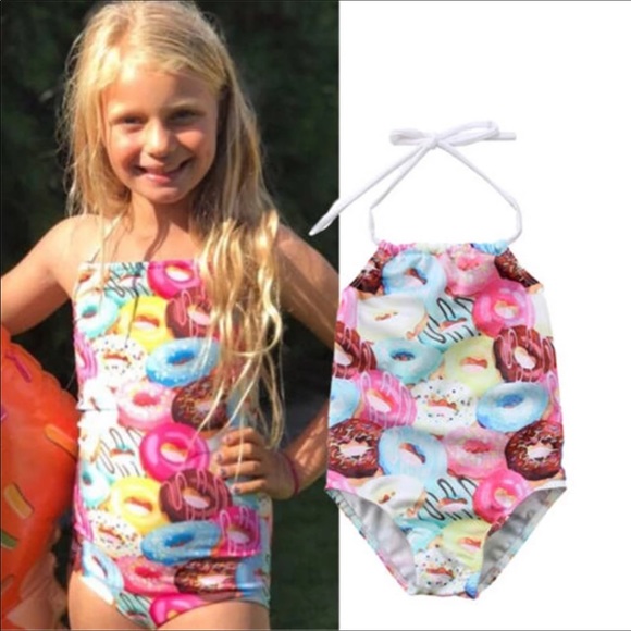 girls donut bathing suit